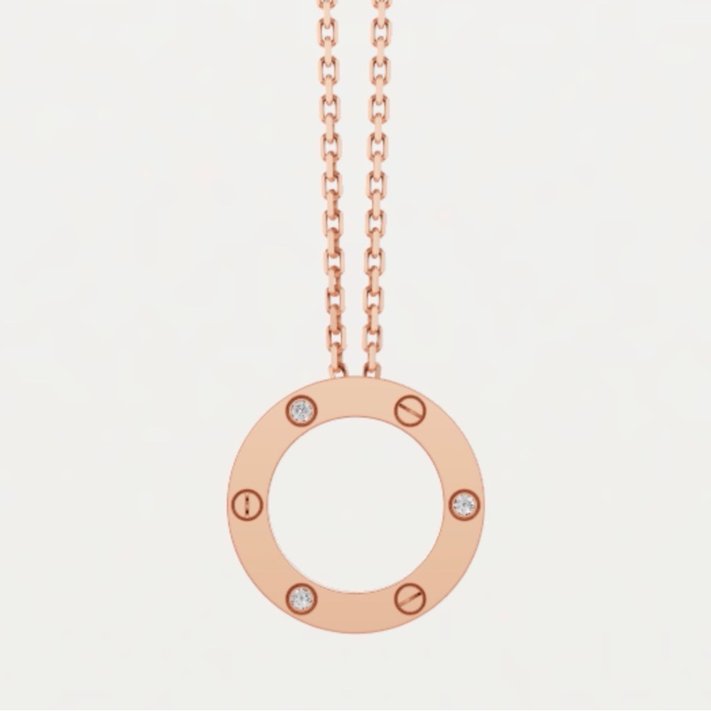 Elegant Rose Gold Necklace